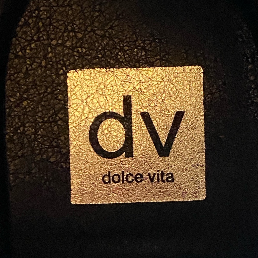 DV Dolce Vita Black Rielle Wedge Ankle Boots - Picture 9 of 9
